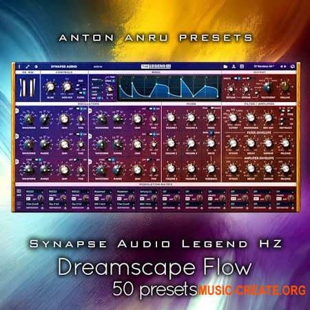 Anton Anru Presets Synapse Audio Legend HZ Dreamscape Flow 50 Presets by Anton Anru