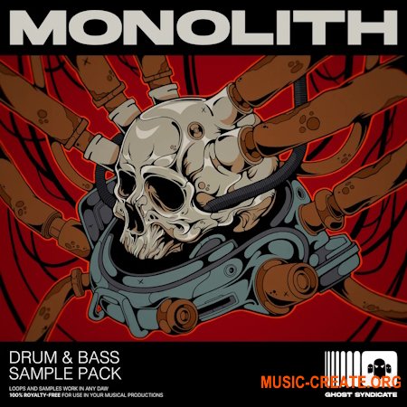 Ghost Syndicate MONOLITH: Drum & Bass (WAV MIDI)