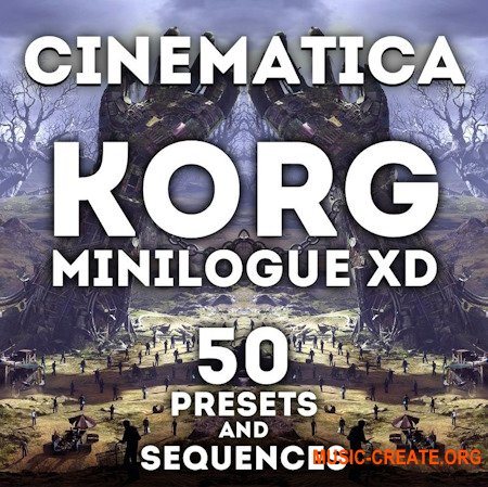 LFO Store SR Korg Minilogue XD Cinematica 50 Presets & 38 Sequences