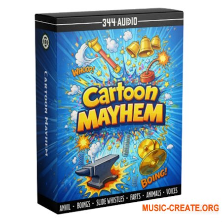 344 Audio Cartoon Mayhem Mini Library