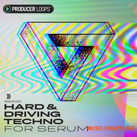 Producer Loops Hard & Driving Techno for Serum