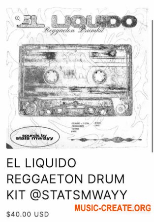 Statsmwayy El Liquido Reggaeton Drumkit