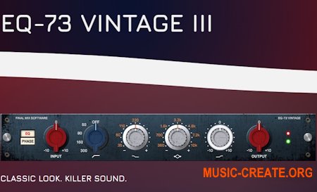 Final Mix Software EQ-73 VINTAGE III WiN / macOS