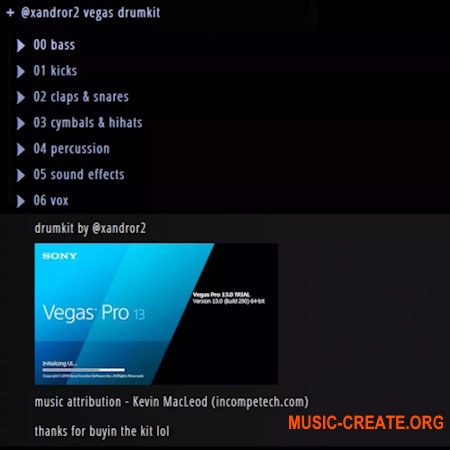 Xandror2 Vegas Drumkit