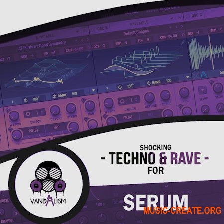 Vandalism Techno Rave For Serum (Serum 2 presets)