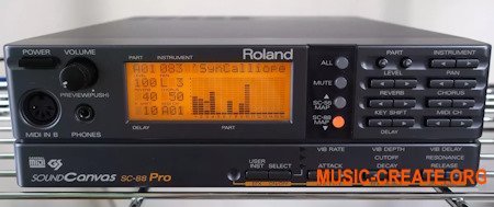 Roland Sound Canvas Pack SC55mkII, SC88, SC88VL, SC88Pro and SC8850