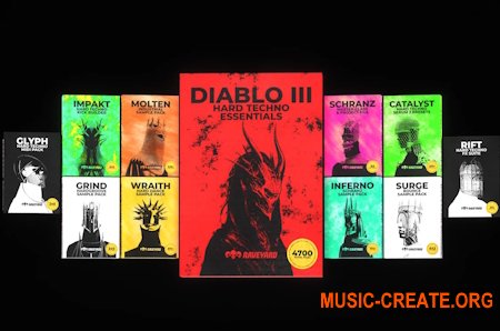 Raveyard Sounds Diablo 3 - Hard Techno Sample Pack Bundle (WAV MiDi Serum 2 Presets)