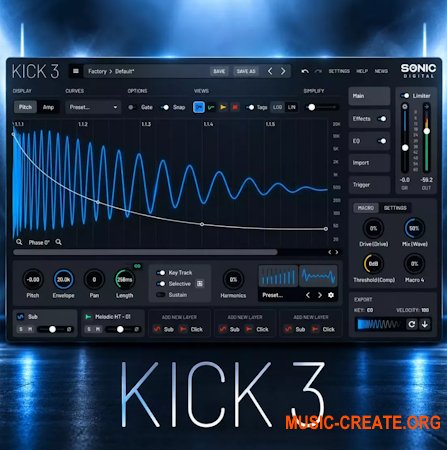 Sonic Academy KICK 3 v1.1.2 WiN / v1.1.8 MacOSX