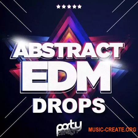Party Design Abstract EDM Drops