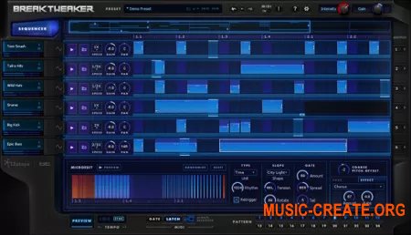 iZotope - BreakTweaker v1.0.0.573 VST2 VST3 RTAS x86 x64 (Team CHAOS) - драм-машина