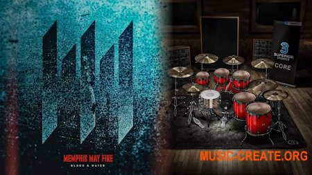 Develop Device Memphis May Fire Kit Blood & Water Drum Replacement Superior Drummer 3 Preset