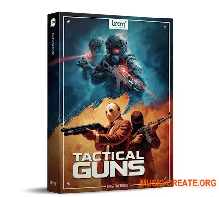 BOOM Library Tactical Guns Construction Kit