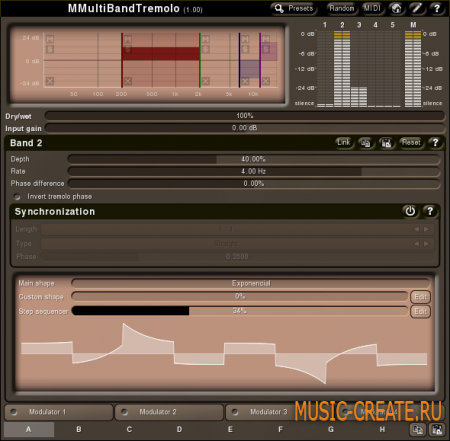 MMultiBandTremolo 2.01 от MeldaProduction - тремоло