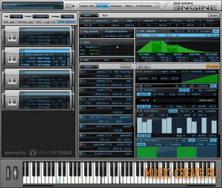Best Service Titan (Virtual Instrument) - со звуковой коллекцией синтезатор