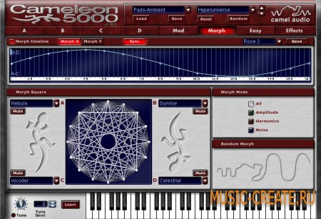 Cameleon 5000 1.7 от Camel Audio - аддитивный синтезатор