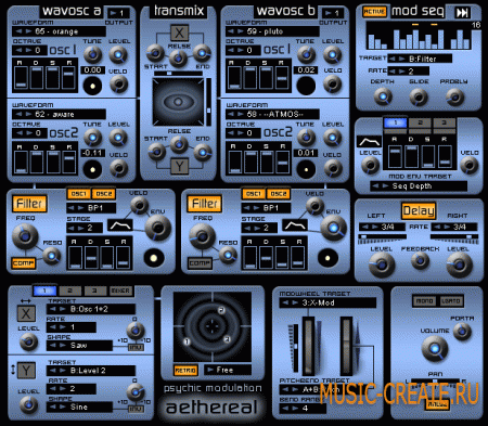 Aethereal v1.2 от Psychic Modulation - синтезатор гибридный