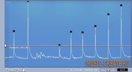 ProTrig 1.3 от Centipeak - звукозапись для MIDI-2