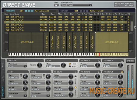 DirectWave 1.4.9 от image-line - сэмплер