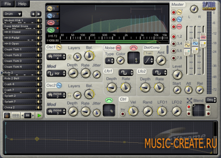 Extreme DrumSynth 1.6.1 от Sonic Sidekick - драм синтезатор