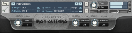 Iron Guitars от CineSamples - сэмплы гитары-2