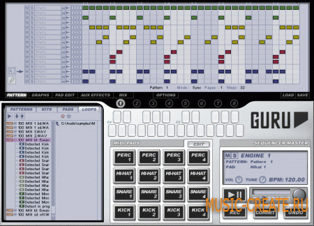 Guru STADALONE/VSTi/RTAS от FXpansion - луп платформа