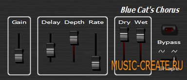 Blue Cat's Chorus / Stereo Chorus от Blue Cat Audio - хорус Blue Cat's Chorus / Stereo Chorus от Blue Cat Audio - хорус