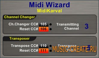 Midi Wizard от MidiKarval - MIDI FX / утилита Midi Wizard от MidiKarval - MIDI FX / утилита