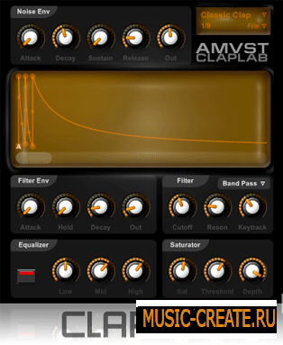 ClapLab XL от Angular Momentum VST - аналоговый clap ClapLab XL от Angular Momentum VST - аналоговый clap