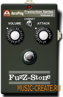 Fuzz-Stone 2.1 от AuraPlug - Искажение / Overdrive / Усилитель Fuzz-Stone 2.1 от AuraPlug - Искажение / Overdrive / Усилитель