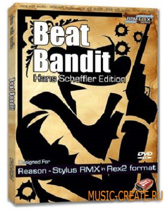 Beat Bandit Hans Scheffler Edition от Nine Volt Audio - сэмплы REX2/RMX/Refill Beat Bandit Hans Scheffler Edition от Nine Volt Audio - сэмплы REX2/RMX/Refill