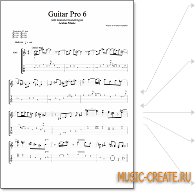 Guitar Pro 6.1.6 r11621 Lite Multilingual WiN/MAC/PORTABLE WiN - электронная гитара Guitar Pro 6.1.6 r11621 Lite Multilingual WiN/MAC/PORTABLE WiN - электронная гитара